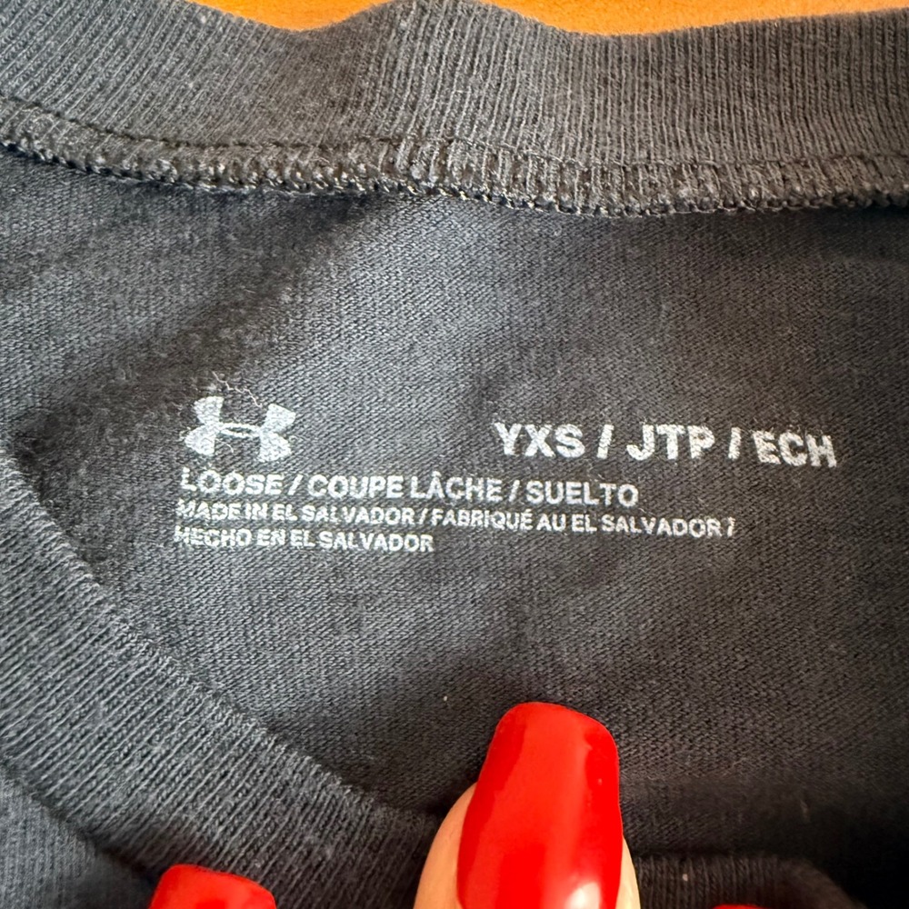 Under Armour Kids T Shirt YXS Don't Blink Flight School Graphic Tee - Picture 2 of 5